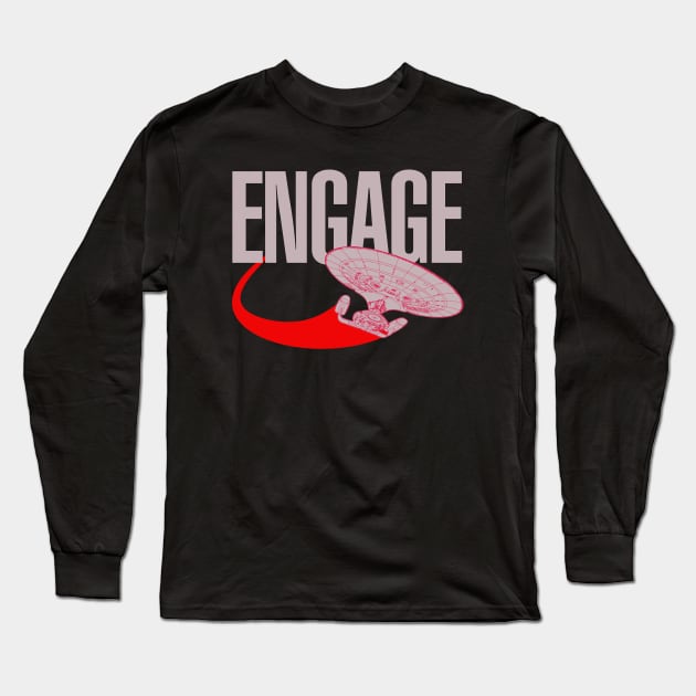 Engage! Long Sleeve T-Shirt by PopCultureShirts